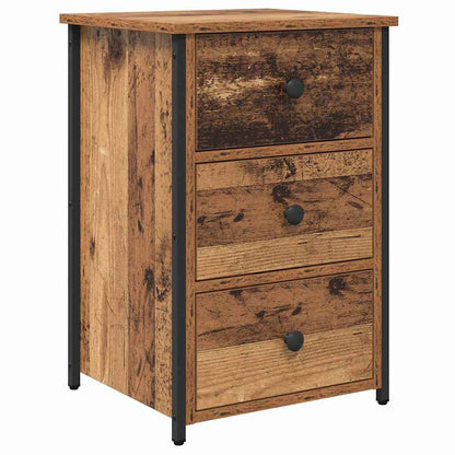 Armadio da Notte con cassetto 2 pcs Marrone 40 x 36 x 60 cm