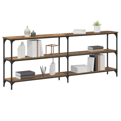 Tavolo consolle Legno vecchio 200 x 29 x 75 cm