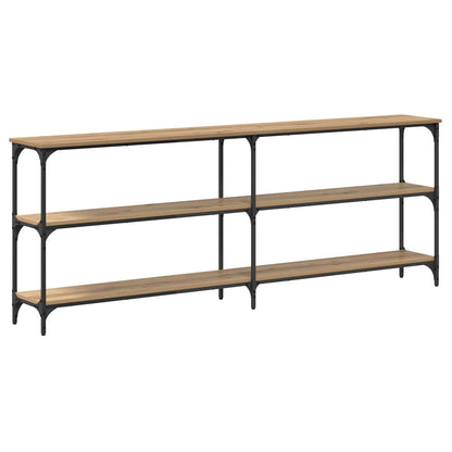 Tavolo consolle rovere artigianale 200 x 29 x 75 cm