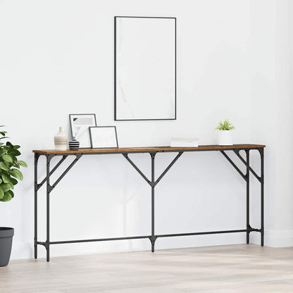 Tavolo consolle Legno vecchio 180 x 23 x 75 cm