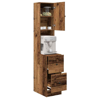 Credenza da cucina con cassetto Legno vecchio 32 x 50 x 180 cm