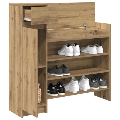 Mobile per scarpe Rovere artigianale 100,5 x 28 x 100 cm
