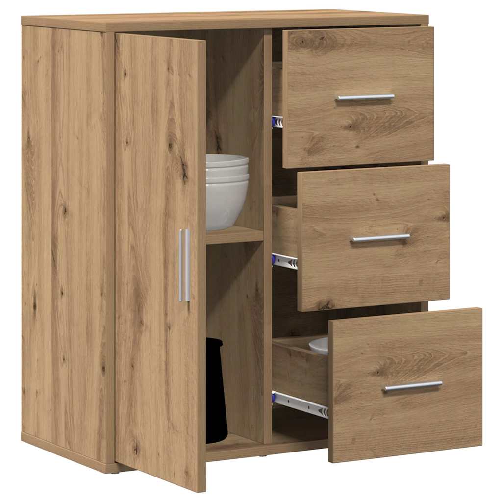 Credenza Rovere artigianale 60 x 31 x 70 cm Legno multistrato