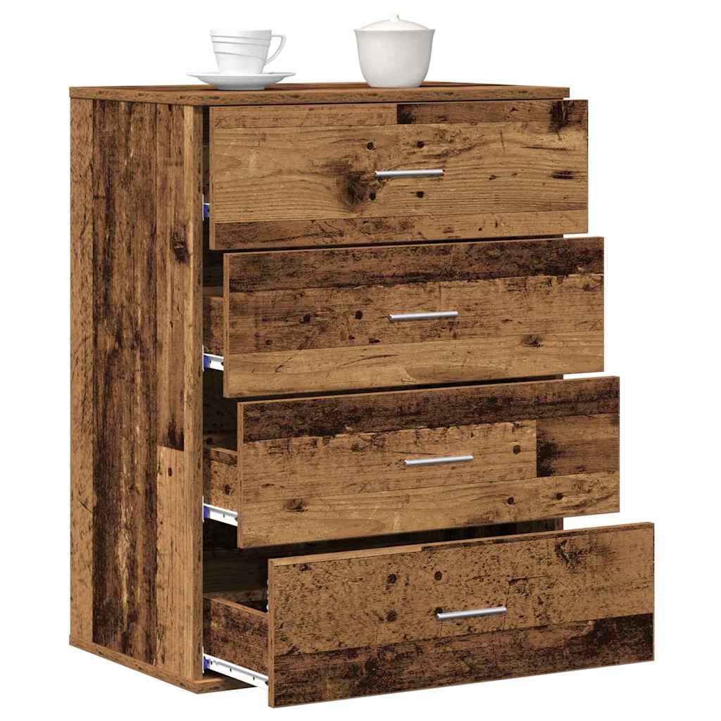 Credenza Legno vecchio 60 x 39 x 80 cm Legno multistrato