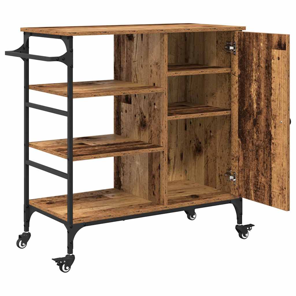 Carrello da Cucina Legno vecchio 87,5 x 39 x 84,5 cm