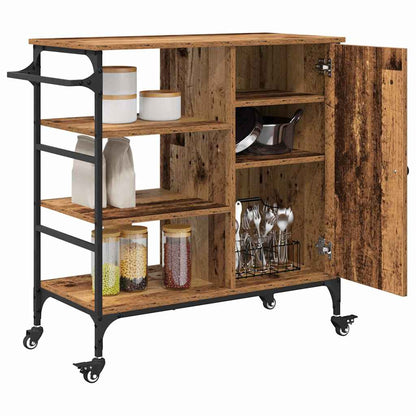 Carrello da Cucina Legno vecchio 87,5 x 39 x 84,5 cm