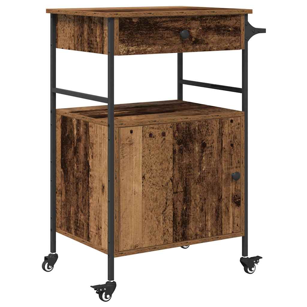 Carrello da Cucina Legno vecchio 56 x 43 x 89,5 cm