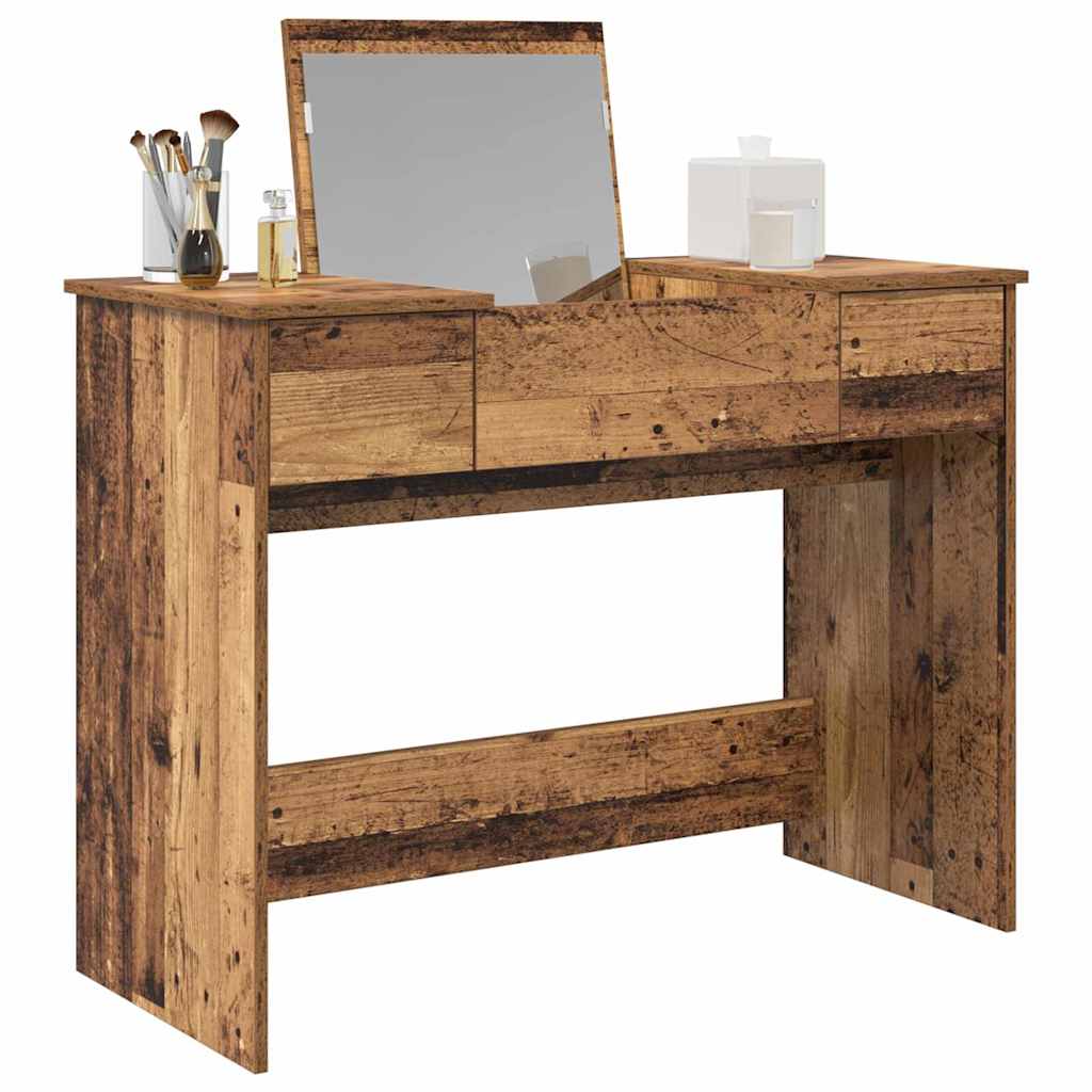 Tavolo per Cosmetici Legno vecchio 100 x 45 x 76 cm