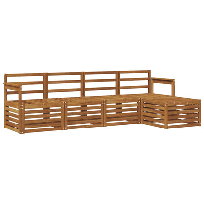 Set divani 5 pcs Naturale Legno di Acacia Massello