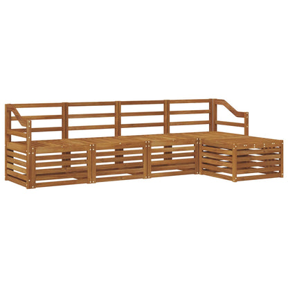 Set divani 5 pcs Naturale Legno di Acacia Massello