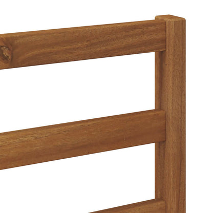 Set divani 4 pcs Naturale e Crema Legno di Acacia Massello