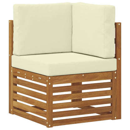Set di Mobili 5 pcs Naturale e Crema Legno multistrato