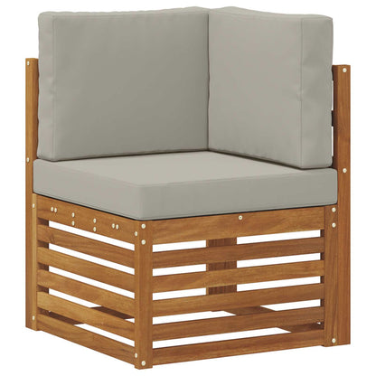 Set di Mobili 5 pcs Grigio Naturale e Chiaro Legno multistrato