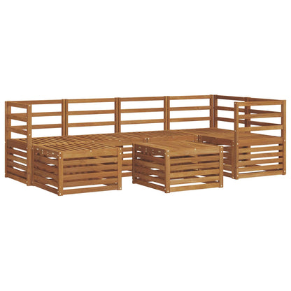 Set divani Naturale Legno di Acacia Massello