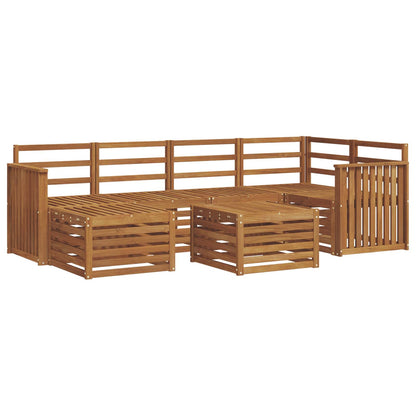 Set divani Naturale Legno di Acacia Massello