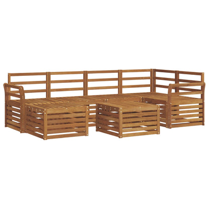 Set divani Naturale Legno di Acacia Massello