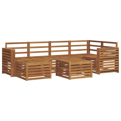 Set divani Naturale Legno di Acacia Massello