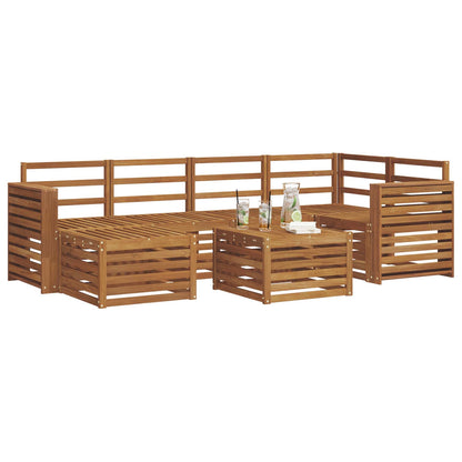 Set divani Naturale Legno di Acacia Massello