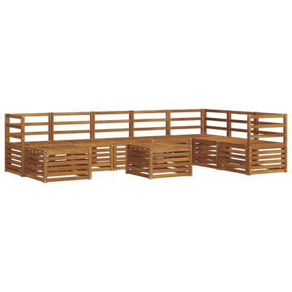 Set divani Naturale Legno di Acacia Massello