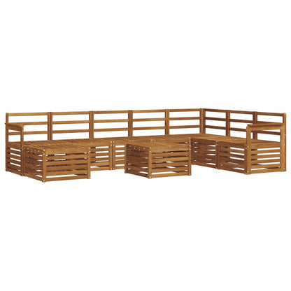 Set divani Naturale Legno di Acacia Massello