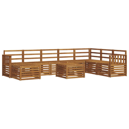 Set divani Naturale Legno di Acacia Massello