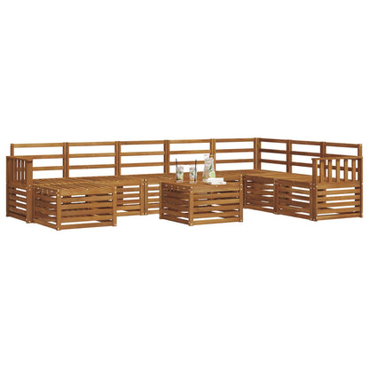 Set divani Naturale Legno di Acacia Massello