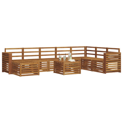Set divani Naturale Legno di Acacia Massello