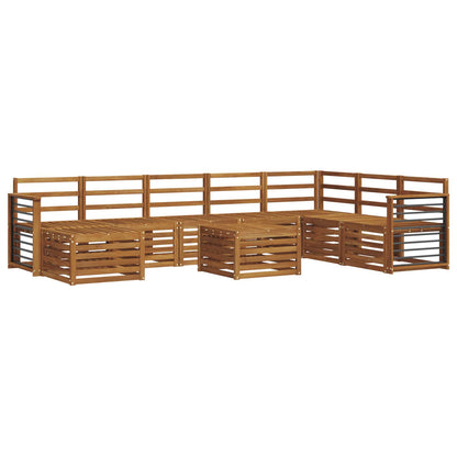 Set divani Naturale Legno di Acacia Massello