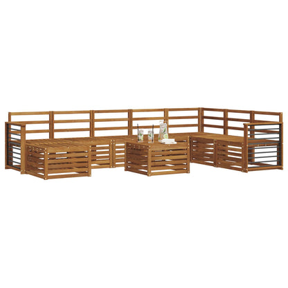 Set divani Naturale Legno di Acacia Massello