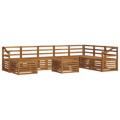 Set divani Naturale Legno di Acacia Massello