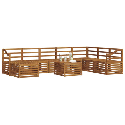 Set divani Naturale Legno di Acacia Massello