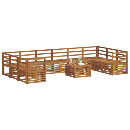 Set divani Naturale Legno di Acacia Massello