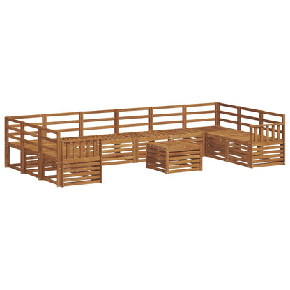 Set divani Naturale Legno di Acacia Massello