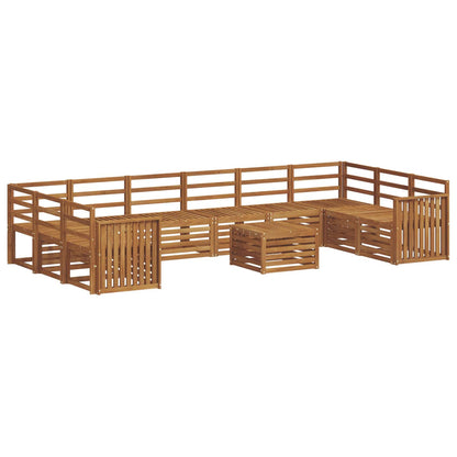 Set divani Naturale Legno di Acacia Massello