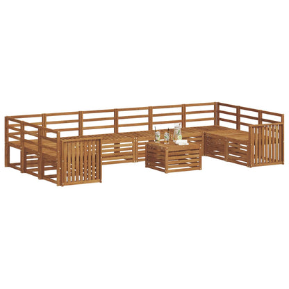 Set divani Naturale Legno di Acacia Massello
