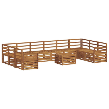 Set divani Naturale Legno di Acacia Massello