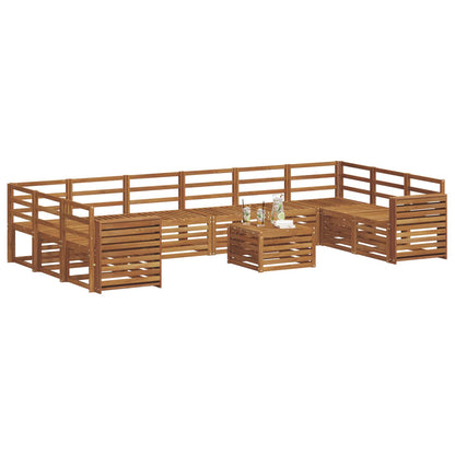 Set divani Naturale Legno di Acacia Massello