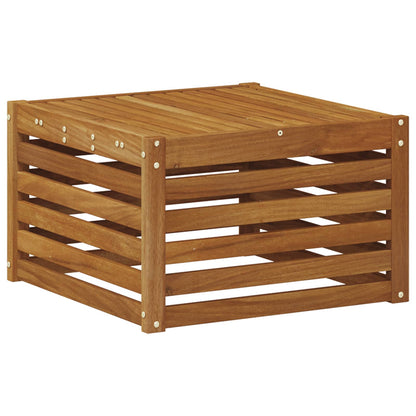 Set divani 11 pcs Naturale Legno di Acacia Massello