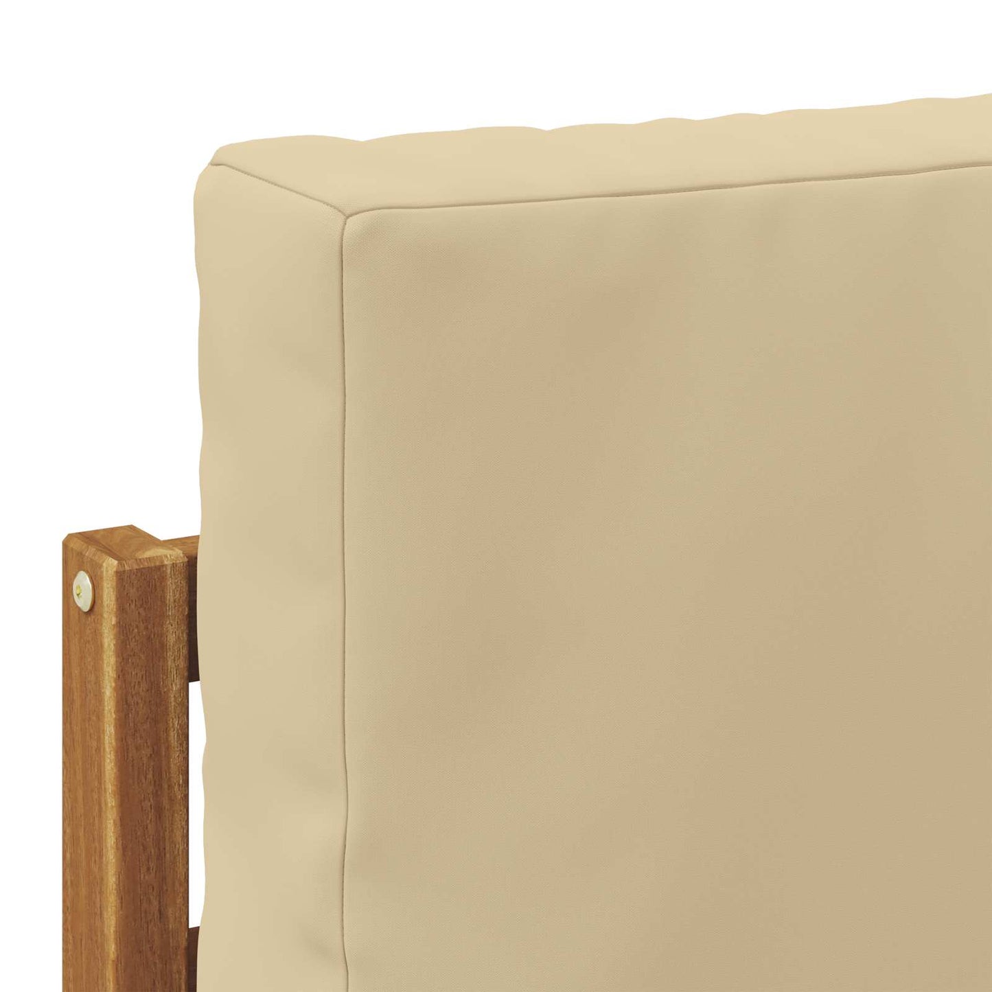 Set di divani da esterno con cuscino 3 pcs Naturale e Beige