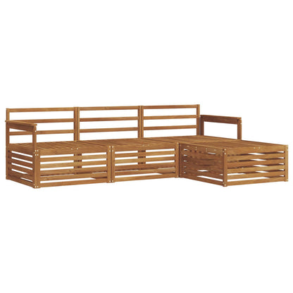 Set di divani da esterno 4 pcs Naturale