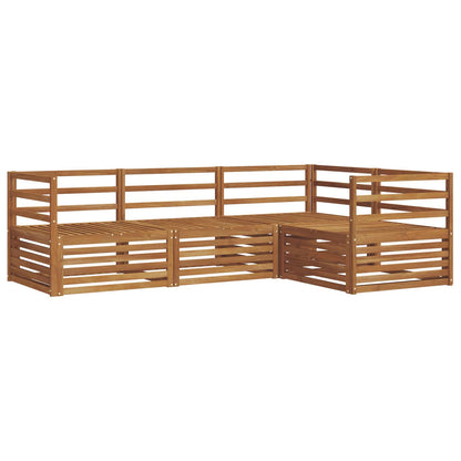 Set di divani da esterno 4 pcs Naturale