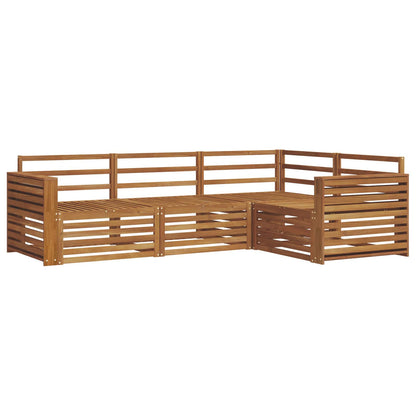 Set di divani da esterno 4 pcs Naturale