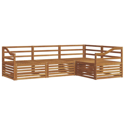 Set di divani da esterno 4 pcs Naturale
