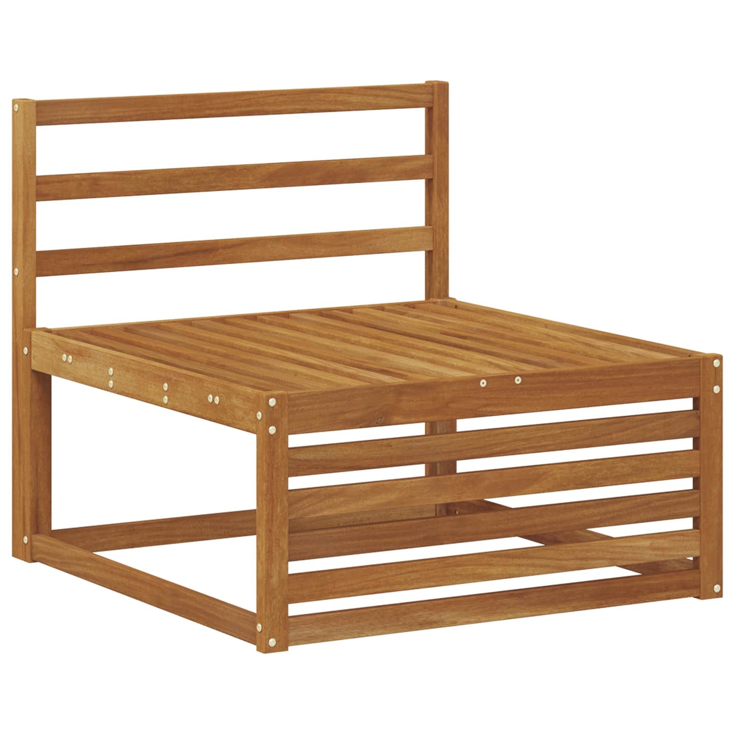 Set divani 9 pcs Naturale Legno di Acacia Massello