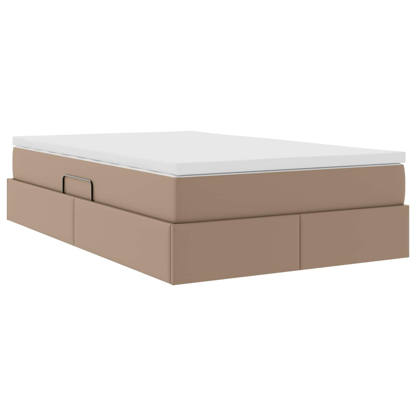 Letto con contenitore e materasso Cappuccino 120 x 190 cm
