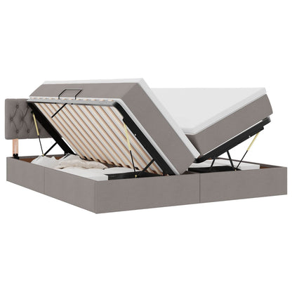 Letto con Contenitore Talpa 180 x 200 cm Pelle Sintetica