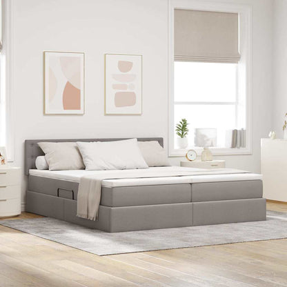 Letto con Contenitore Talpa 180 x 200 cm Pelle Sintetica