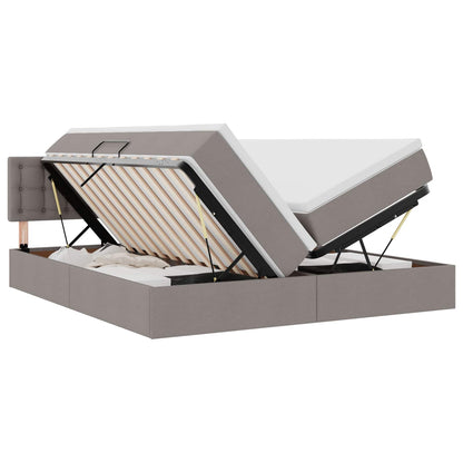 Letto con Contenitore Talpa 180 x 200 cm Pelle Sintetica