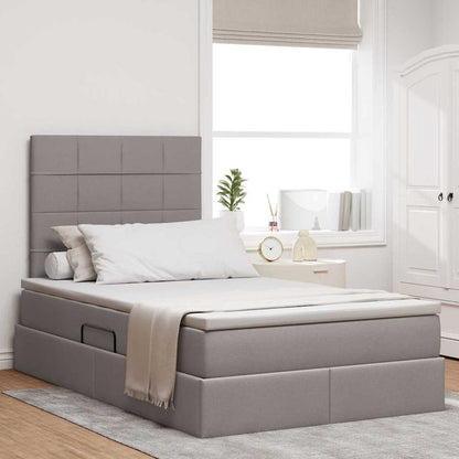 Letto con contenitore e materasso Talpa 120 x 190 cm Tessuto