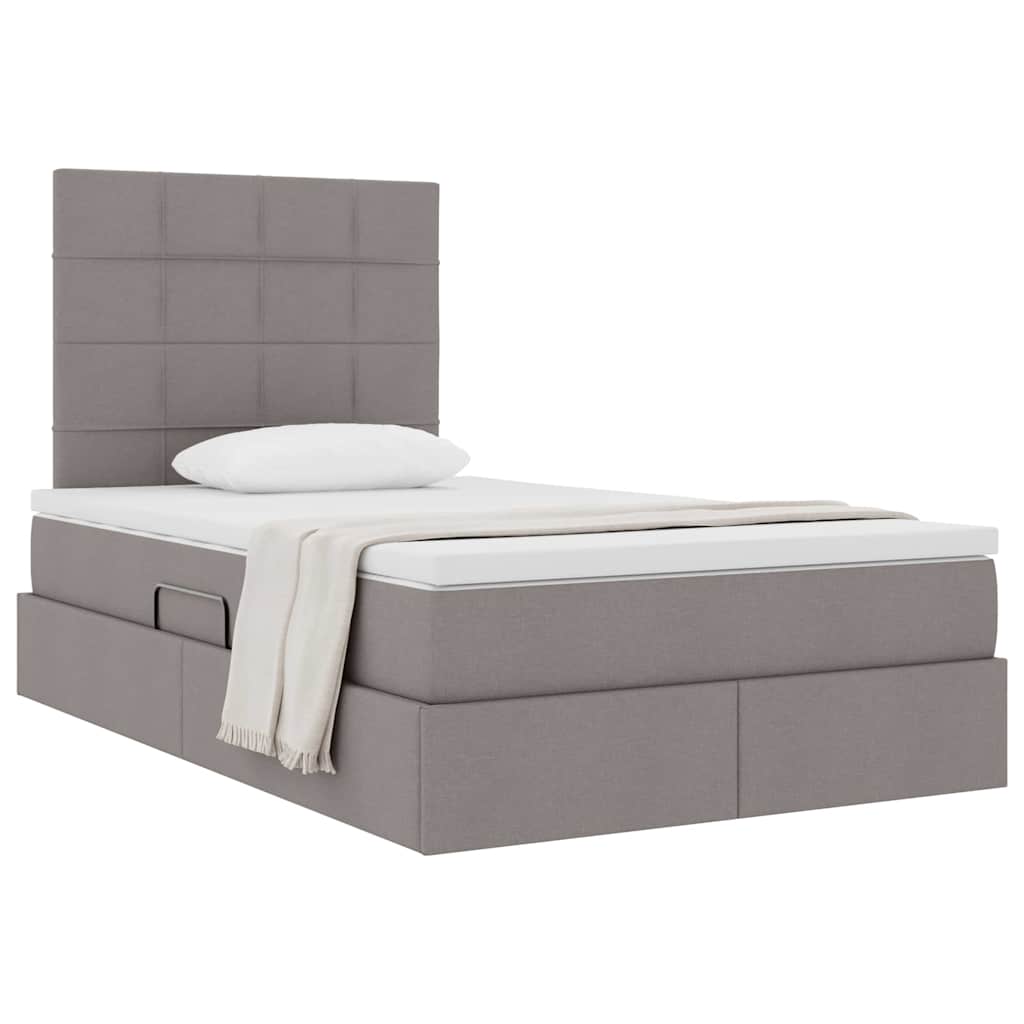 Letto con contenitore e materasso Talpa 120 x 190 cm Tessuto